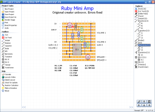 diy-layout-creator - Free multi-platform schematic, layout and guitar