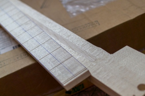 Neck and fingerboard wood