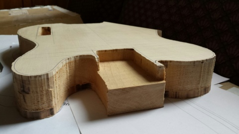 Body blank roughly cut to shape