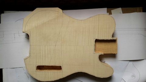 Body blank roughly cut to shape