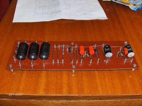 Populated board